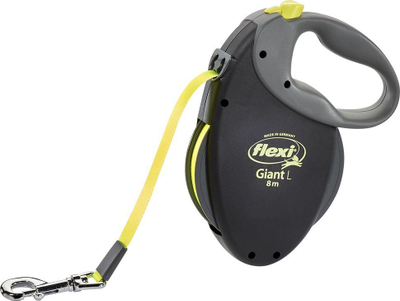 Rrip për qen FLEXI GIANT NEON L, 8 m, neon