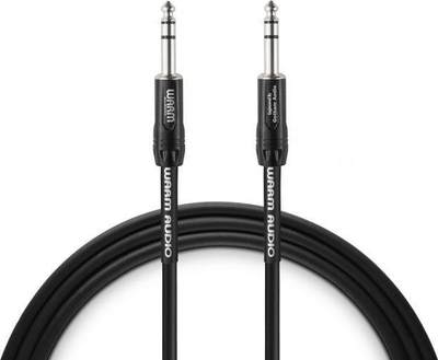 Kabllo audio Warm Audio Pro Series 1/4" TRS, 6m, e zezë