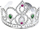 Diademë Adar, e hollë dhe elegante, ngjyrë argjendi
