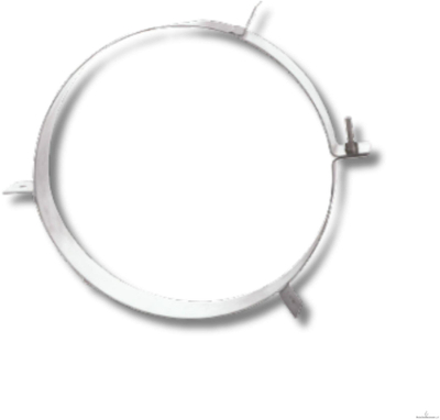 Kapëse për kanale ajrimi Spiroflex, fi 210 mm, metalike, argjendtë
