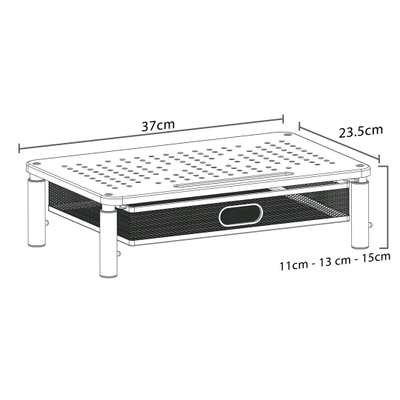 Mbajtëse për monitor/laptop Maclean MC-947, 13-32", 20kg, e zezë