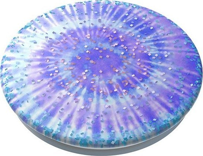 Mbeshtetëse telefoni PopSockets 2 Glitter Twisted Tie Dye 801928, kapje e rehatshme, shumëngjyrëshe