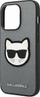 Mbulesë telefoni Karl Lagerfeld Choupette Head Patch KLHCP14XSAPCHG, për iPhone 14 Pro Max, argjend