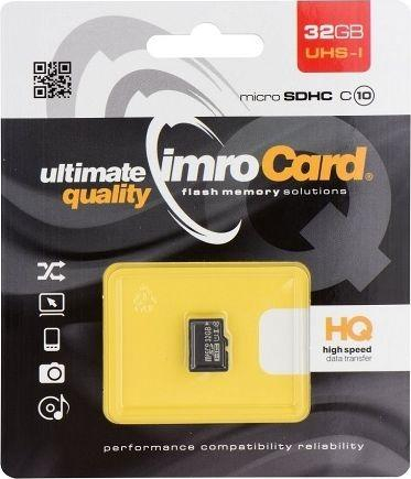 Kartë memorje Imro MicroSDHC, 32GB, Class 10 UHS I/U1