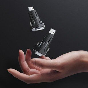 Adapter USB në RS232 Ugreen, DB9, USB 2.0, i zi