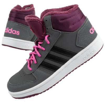 Këpucë për kalamojë Adidas Hoops Mid K