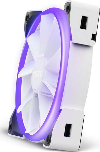 Ventilator për kompjuter Nzxt Aer RGB 2 120mm, i bardhë