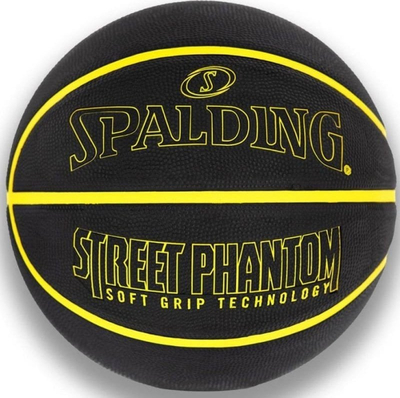 Top basketbolli Spalding Phantom 84386Z, lëkurë sintetike, i zi