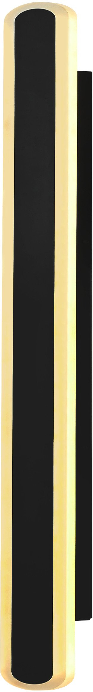 Dritë muri e jashtme Stick, 60 cm, montim fiks, e zezë