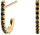 Vathë PDPAOLA BLACK BIRD Gold AR01-094-U sPD0235