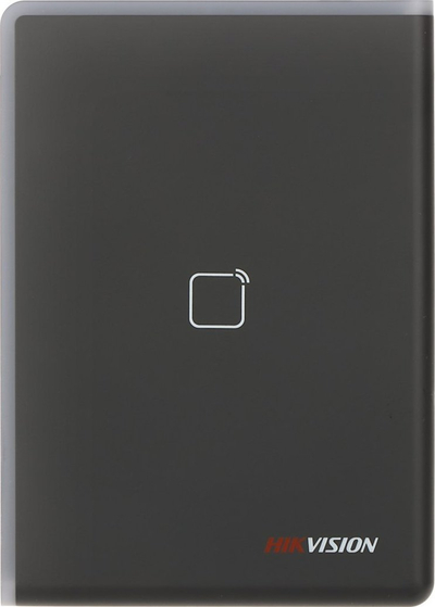 Lexues karte afërsie Hikvision DS-K1108AM, MIFARE 13.56 MHz, IP65, i zi