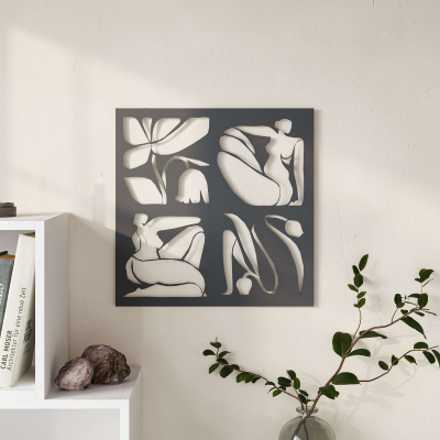 Dekor metalik Decortie Aitus 45 x 45cm , i zi