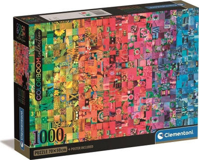 Puzzle Clementoni Colorboom Collection, 1000 pjesë, 70x50 cm, shumëngjyrësh