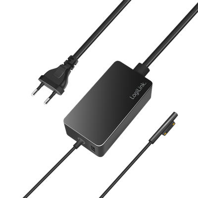 Karikues laptopi LogiLink PA0309, 65W, me port USB, i zi