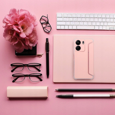 Kuti telefoni OEM PIANO Book Wallet për Samsung A15 4G 5G, me portofol karte, peach fuzz