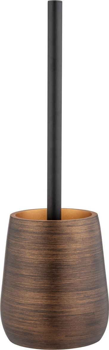 Set furçe tualeti WENKO Palena, plastike polyresin, kokë e zëvendësueshme, bronz