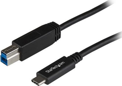 Kabllo USB StarTech USB31CB1M, USB B në USB C, 1 m, i zi