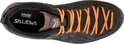 Планинарски чизми Salewa MTN Trainer 2 GTX, Gore Tex, Vibram, бр. 45, црно портокалови
