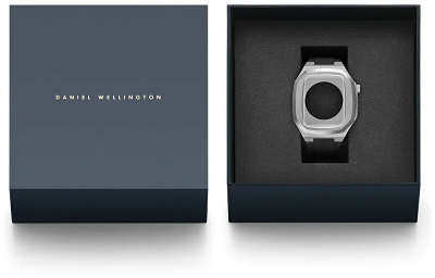 Kornizë ore Daniel Wellington Switch 44, për Apple Watch 44 mm, e argjendtë