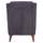 Kolltuk Hayes velvet 70×83×96 cm (HM9135.01), gri