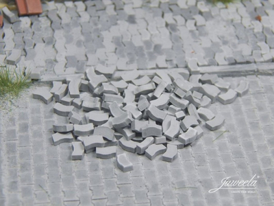 Set gurësh modelimi Juweela W-Type, 4000 copë, gri e çelët