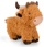 Lodër pelushi Daff Mascot Highland Cow, 35 cm, kafe