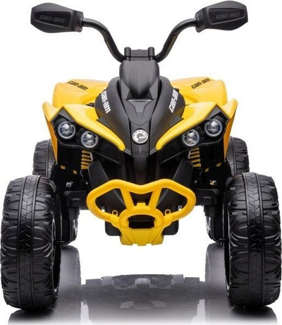 Motorr elektrik për fëmijë Lean Cars CAN-AM Renegade, 12V, me telekomandë, i verdhë