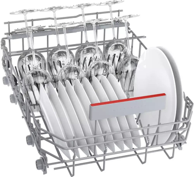 Уска машина за миење садови Bosch SPT4EMX17E, 10 сета, 44 dB, инокс