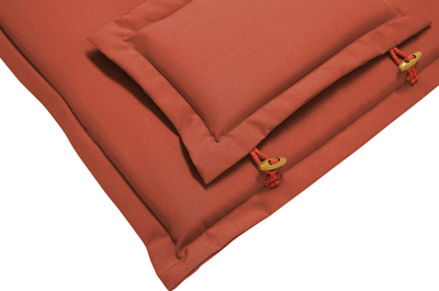 Set jastëkësh për karriget e kopshtit TOSCANA, 6 copë, 50 x 70 cm, të kuqe të errëta