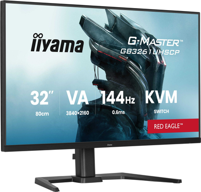Monitor gaming iiyama G-MASTER Red Eagle GB3261UHSCP-B1, 32\", 4K, i zi
