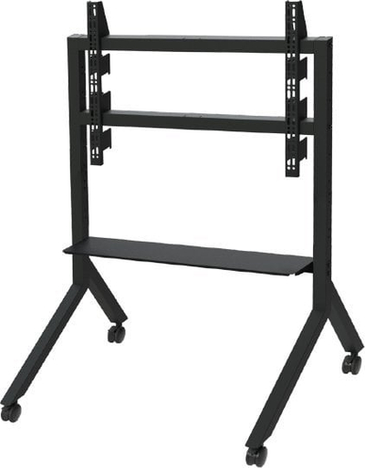Мобилна количка за ТВ B-Tech BT8545 Momentum Edge, за екрани од 55" до 86", капацитет 100 kg, црна