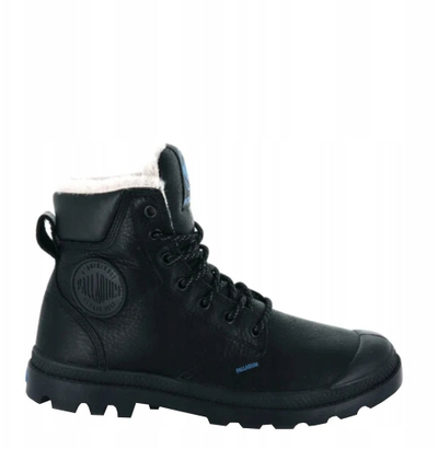 Çizme Palladium Pampa Sport Cuff WPS, lëkurë nubuck, të papërshkushme nga uji, bezhë
