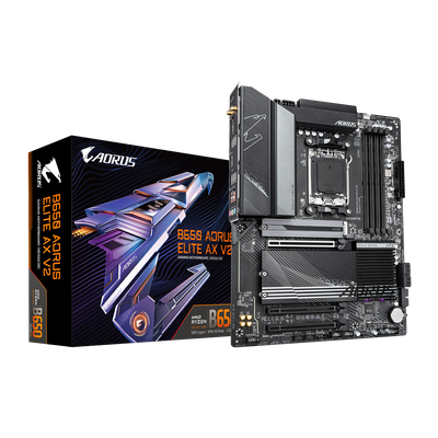 Pllakë amë GigaByte MB AMD Socket AM5, Ryzen 9000, PCIe 5.0, Wi-Fi 6E\