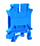 Terminal bllok ERGOM ZJU2 2.5, 2.5mm², 800V 32A, blu