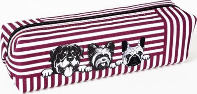 Penar FANDY Pencil Case Doggy, tekstil, mbyllje me zinxhir, shumëngjyrësh