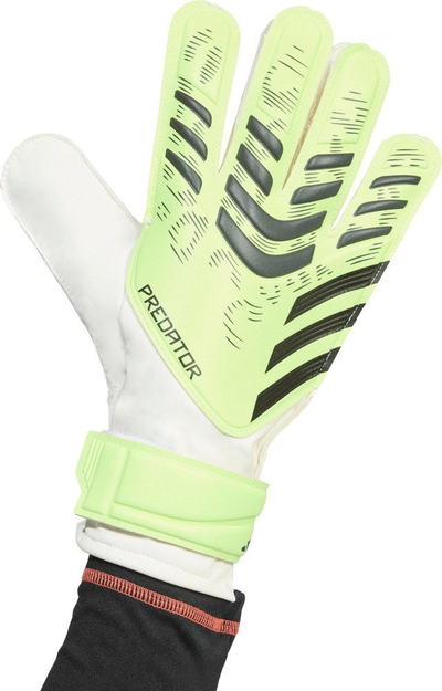 Doreza portieri adidas Predator Training M JN5356, Soft Grip latex, të bardha