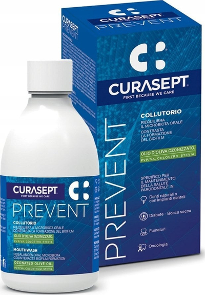 Shpëlarës goje Curasept Prevent, 300 ml, kundra pllaks bakteriale