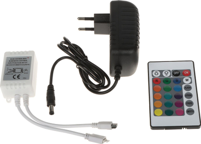 Set shirit LED RGB 12V 5m, 7.2W/m, IP20, shumëngjyrësh