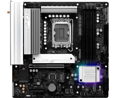 Pllakë amë Asrock B860M Pro RS WiFi, Intel B860, DDR5, Micro ATX