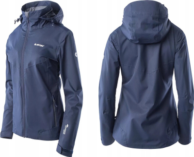 Jakne Hi-Tec Lady Lanco W, i papërshkueshëm nga uji, me kapuç, blu navy