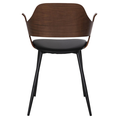 Karrige ngrënieje Velp 55,5x50x79Hcm (HM9616.03), zezë