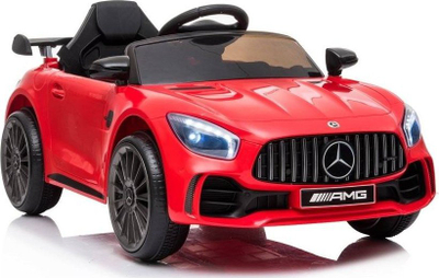 Makina elektrike për kalamaj Mercedes AMG GT R, 12V, me pult për prindin, e kuqe