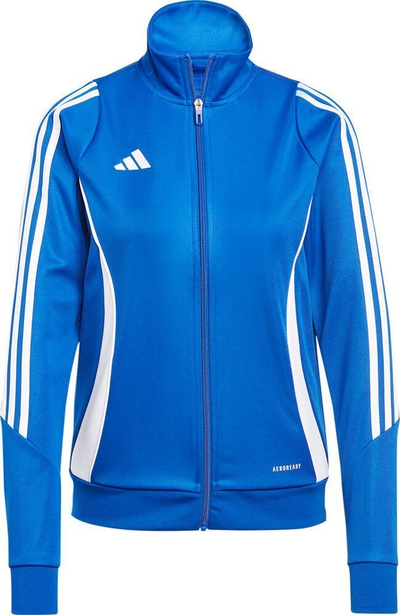 Bluzë sportive adidas Tiro 24 Training W IR7494, AEROREADY, për femra, blu me të bardhë