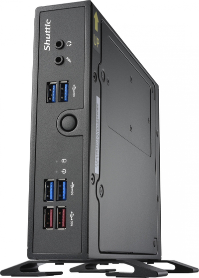 Mini PC Shuttle XPC Slim DS50U5 Barebone, Intel Core i5 1335U, 2x LAN, i zi
