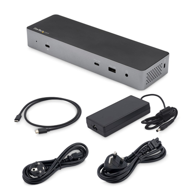 Stacion dokimi StarTech.com USB-C, Thunderbolt 4, 96W PD, i zi