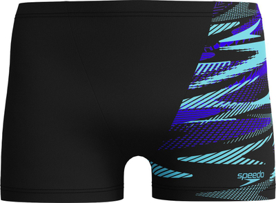 Rroba banje meshkujsh Speedo HyperBoom V Cut Aquashort, Endurance+, të zeza blu