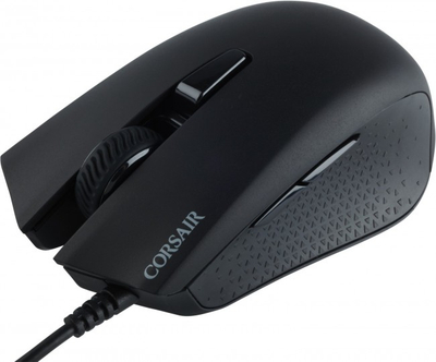 Гејминг глушец Corsair HARPOON RGB PRO, со кабел, оптички, црн