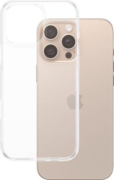 Mbulesë telefoni CARE by PanzerGlass HardCase për iPhone 16 Pro Max, transparente, rezistente ndaj goditjeve