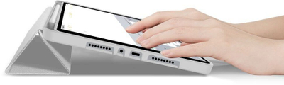 Këllëf për tablet Tech-Protect SC Pen për Xiaomi Redmi Pad 2 Pro 12.1, silikoni, me mbajtëse stylus, gri