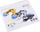 Set ndërtimi Byjarda 3n1 krah roboti hidraulik, 220 copa, edukativ 8+, gri blu